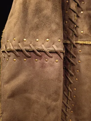 Abrigo Punto Roma Marrón