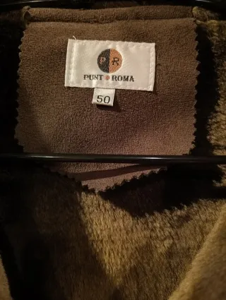 Abrigo Punto Roma Marrón