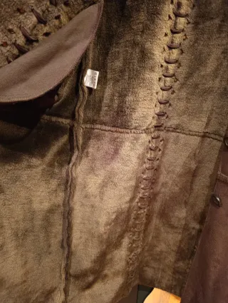 Abrigo Punto Roma Marrón