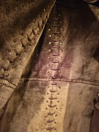 Abrigo Punto Roma Marrón