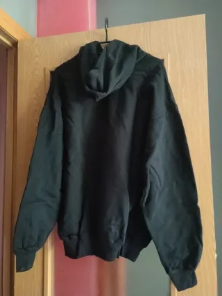 Sudadera Porretas Talla XL Negra