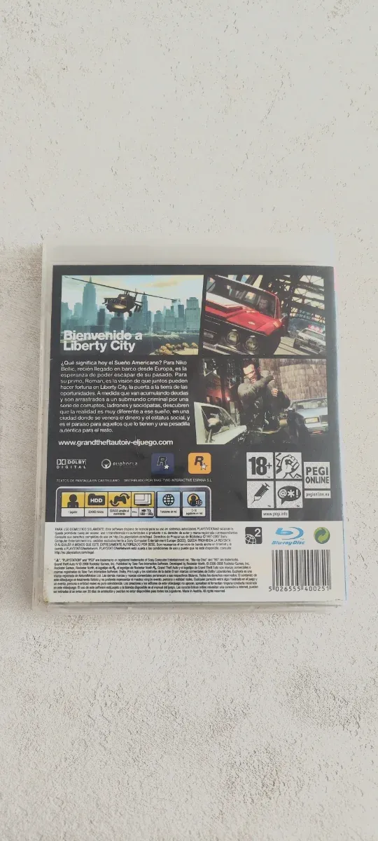 Juego GTA IV PS3 + Mapa y Guía