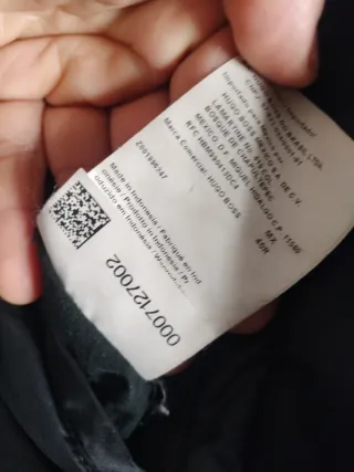 Chaqueta Hugo Boss Talla L Negra