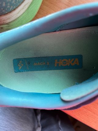 Zapatillas Hoka Mach X Verde