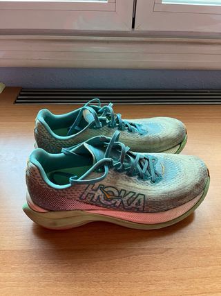 Zapatillas Hoka Mach X Verde