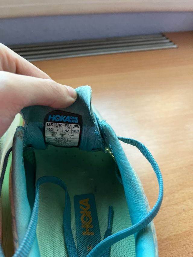 Zapatillas Hoka Mach X Verde