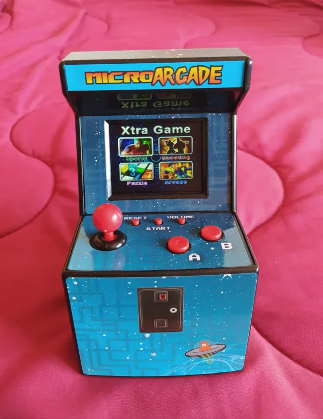 Micro Arcade Máquina Recreativa Azul