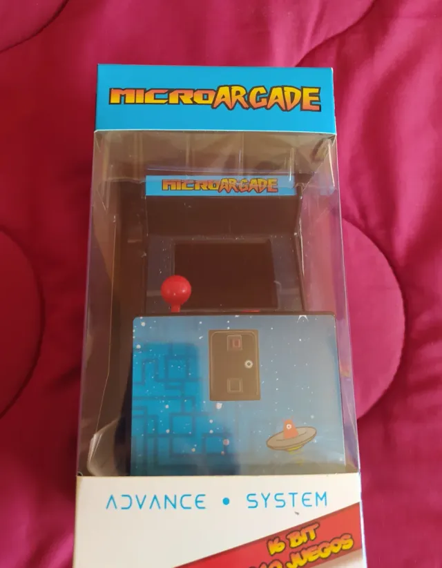 Micro Arcade Máquina Recreativa Azul