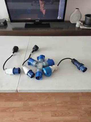 Adaptador Conector Eléctrico para Caravana