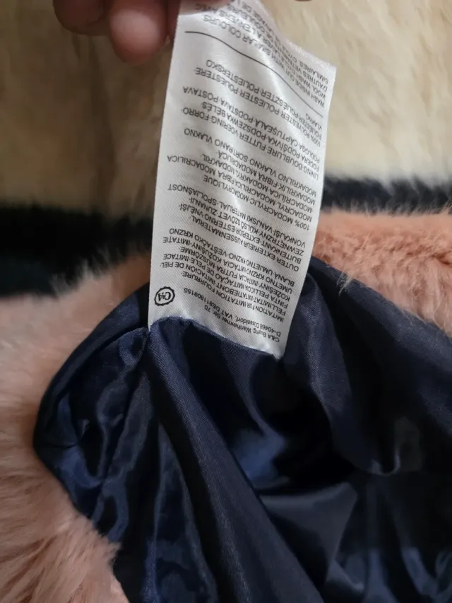 Chaqueta de pelo talla L nueva