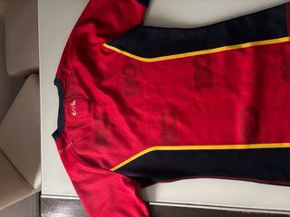 equipación española de los 100 años del rugby