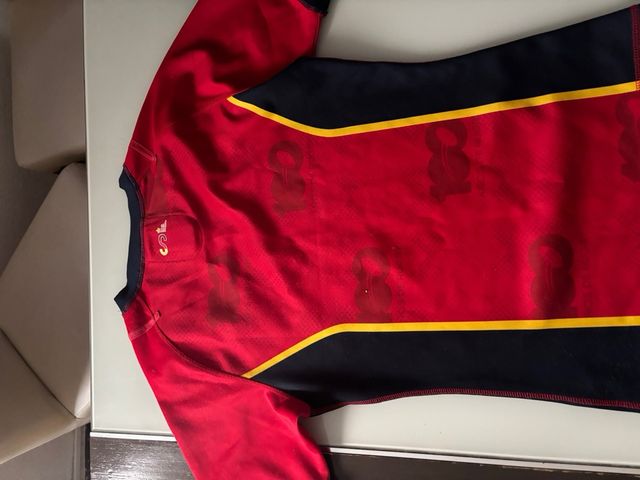 equipación española de los 100 años del rugby