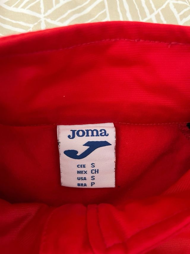 Chaqueta CD Leganés Joma Roja y Negra