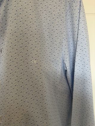 Camisa Calvin Klein Azul Estampada