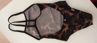 Bañador Nabaiji Negro y Naranja