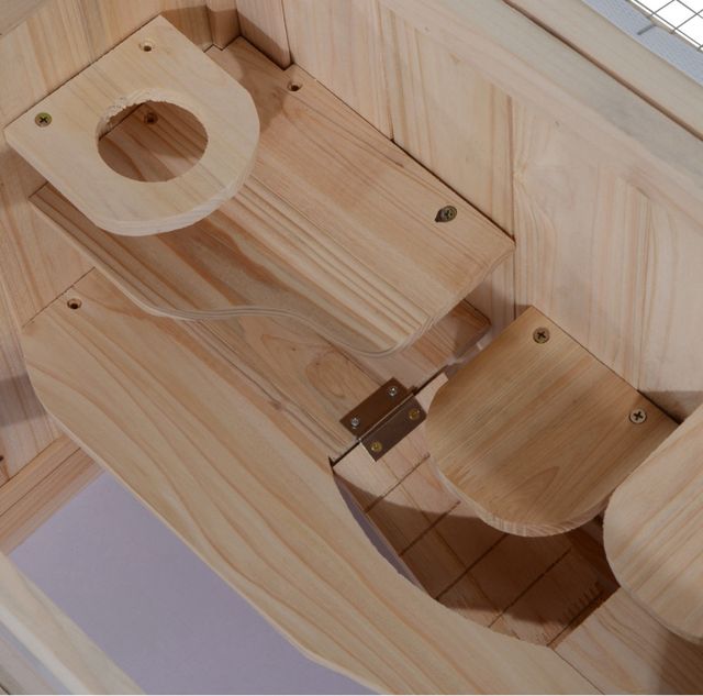 2 Jaulas madera de abeto