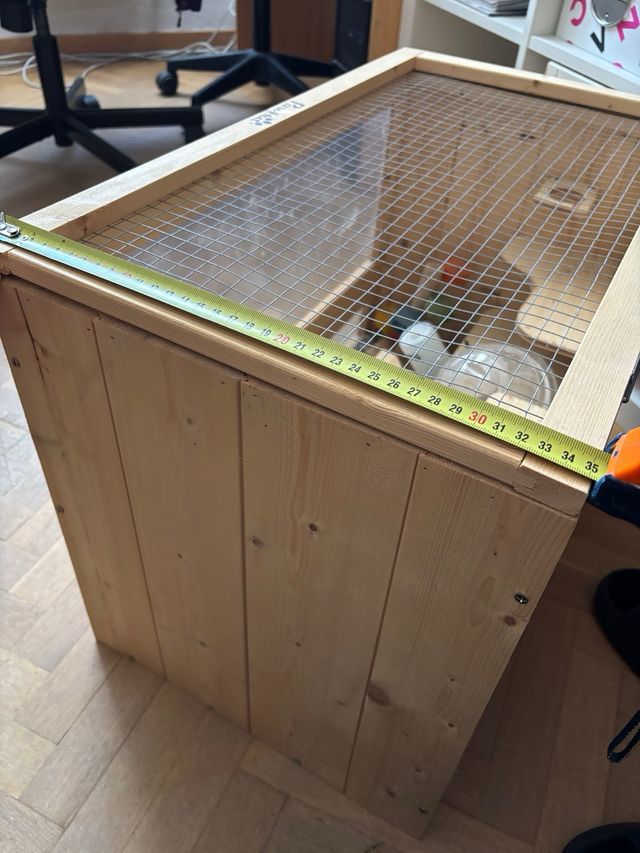 2 Jaulas madera de abeto