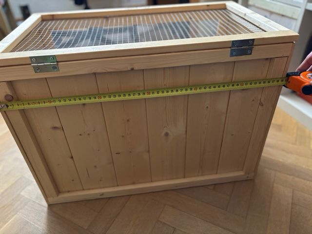 2 Jaulas madera de abeto