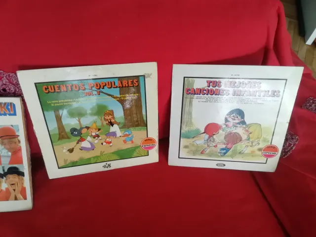 2 Vinilos LP Cuentos y Canciones Infantiles