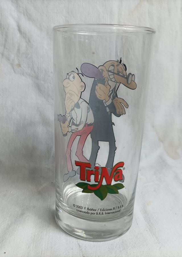 Mortadelo y Filemón. Trina. Vaso. 2003
