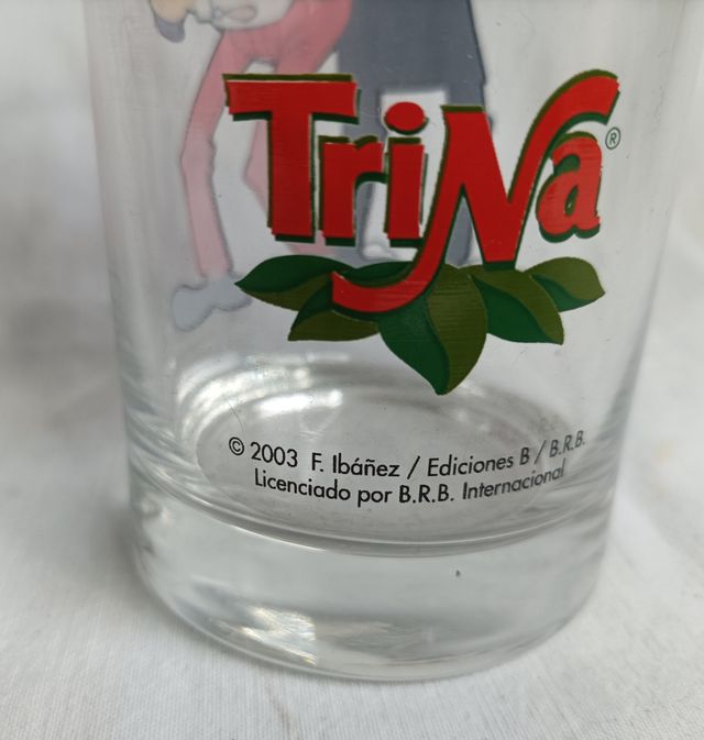 Mortadelo y Filemón. Trina. Vaso. 2003