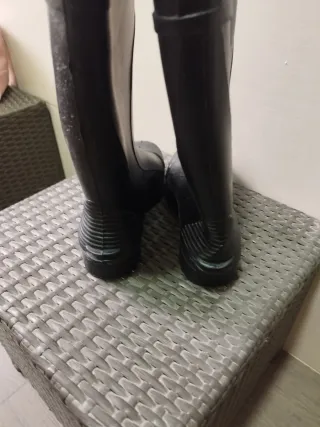 Botas de agua negras