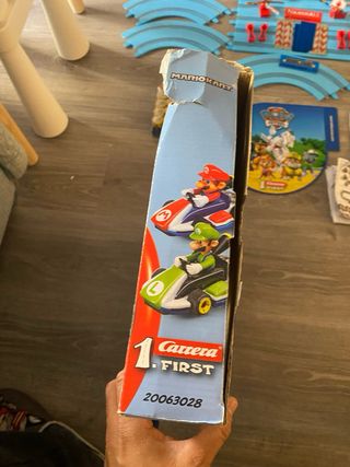Circuito Scalextric Paw Patrol y Súper Mario