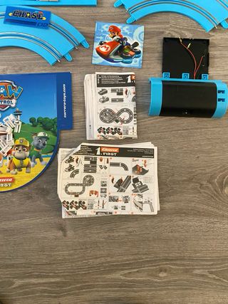 Circuito Scalextric Paw Patrol y Súper Mario