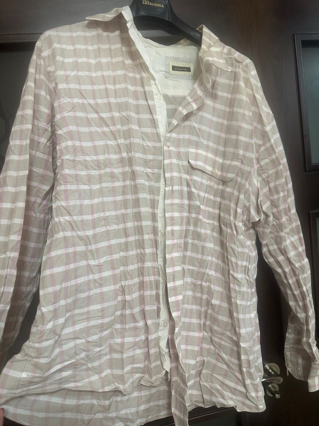Camisa GANT Cuadros Marrón Talla XXXL