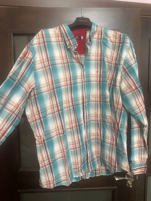 Camisa GANT Cuadros Marrón Talla XXXL