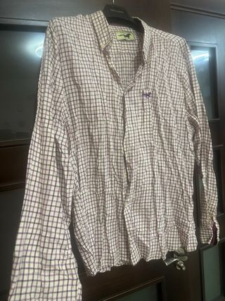 Camisa GANT Cuadros Marrón Talla XXXL