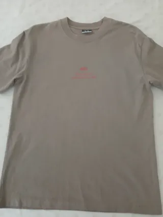 2 Camisetas Manga Corta Marrón y Gris