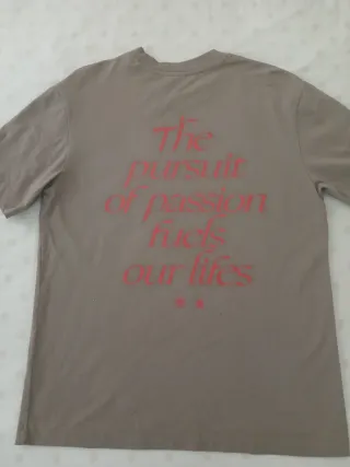 2 Camisetas Manga Corta Marrón y Gris