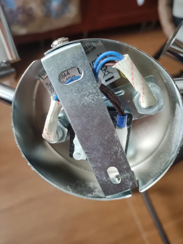 Lámpara de techo moderna metal plateado