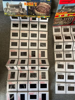 Lote Diapositivas Roma 1 y 2 Kodak