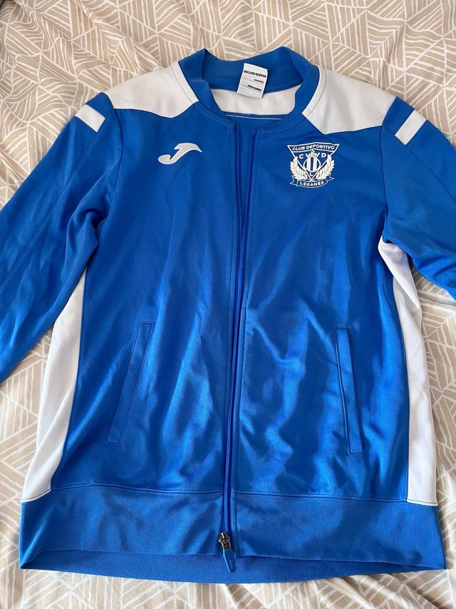 Chaqueta CD Leganés Joma Azul y Blanca
