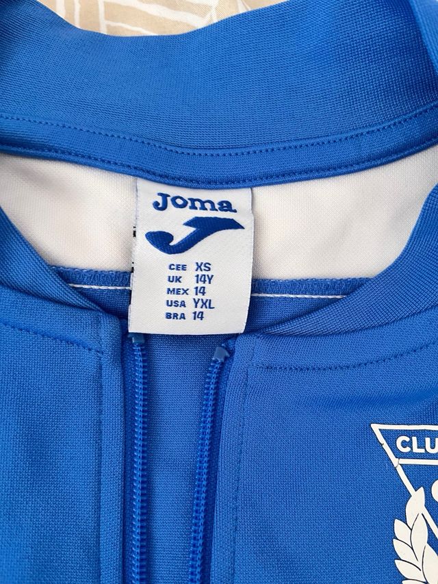 Chaqueta CD Leganés Joma Azul y Blanca
