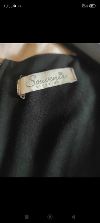 Abito souvenir donna nero