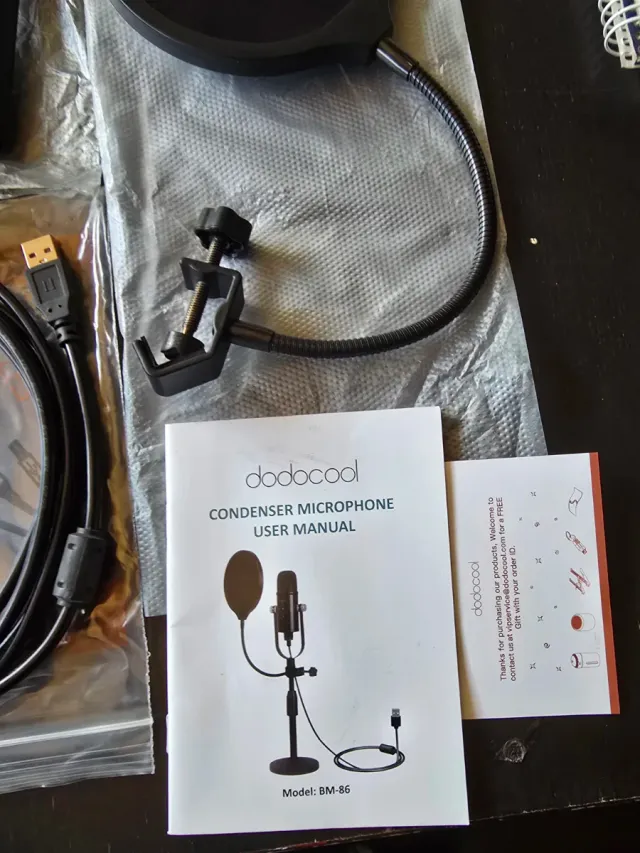 Micrófono Condensador Profesional Dodocool