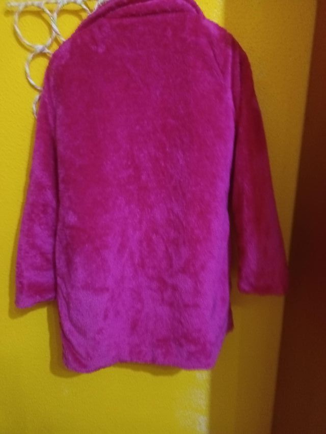 Abrigo pelo rosa acolchado AIXIRUI Talla única