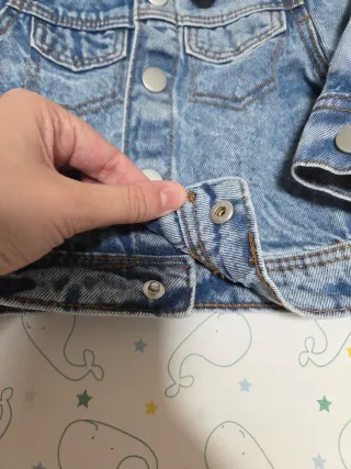 Chaqueta vaquera bebé 0-3 meses