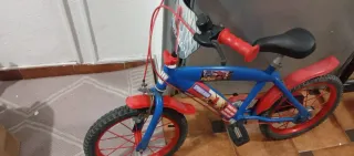 Bicicleta infantil naranja
