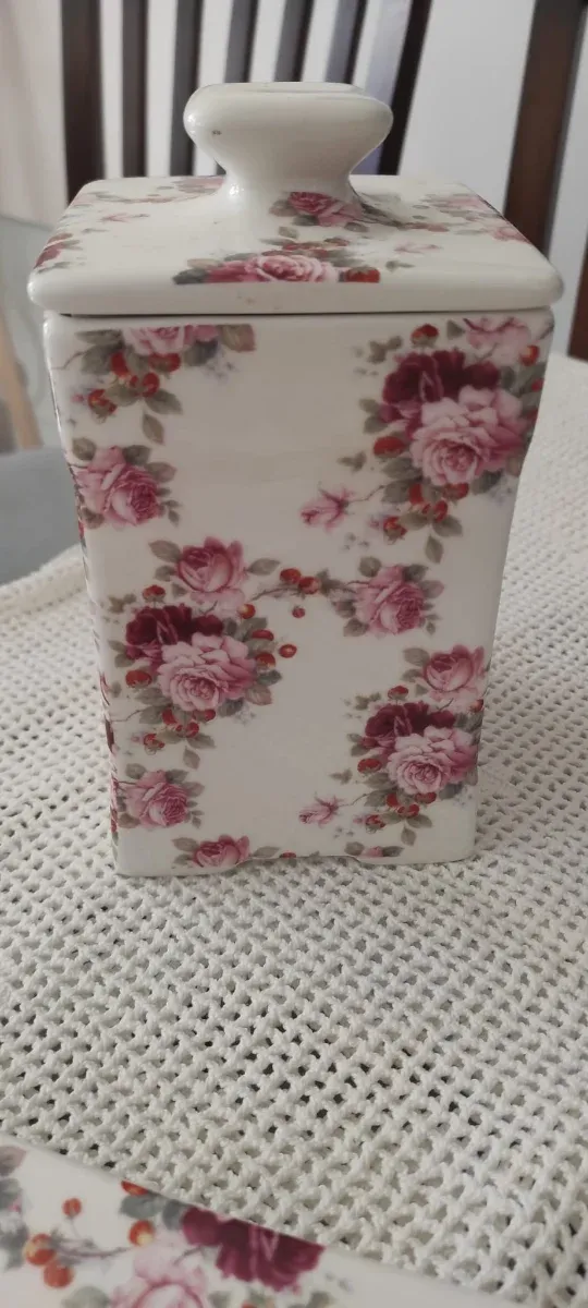 Conjunto cerámica El Corte Inglés floral