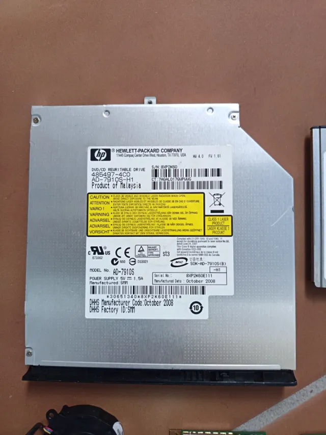 Componentes HP EliteBook 2530