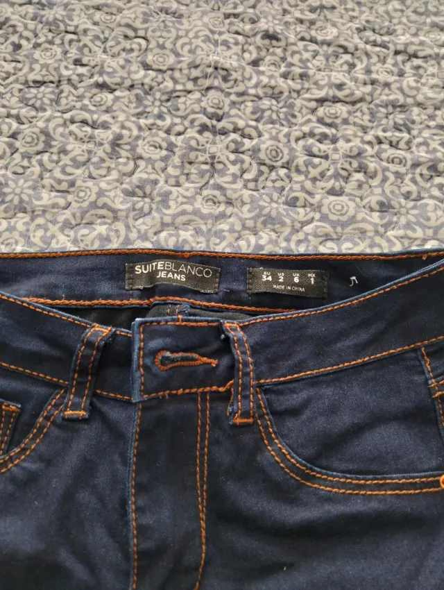 Pantalón vaquero azul oscuro Talla34