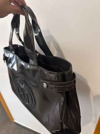 Bolso charol Emporio Armani