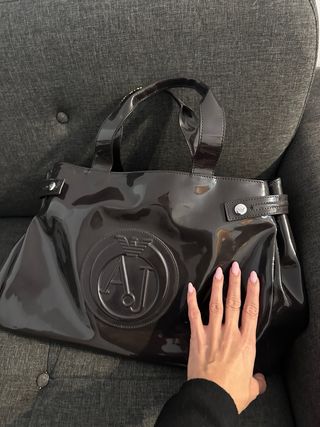 Bolso charol Emporio Armani