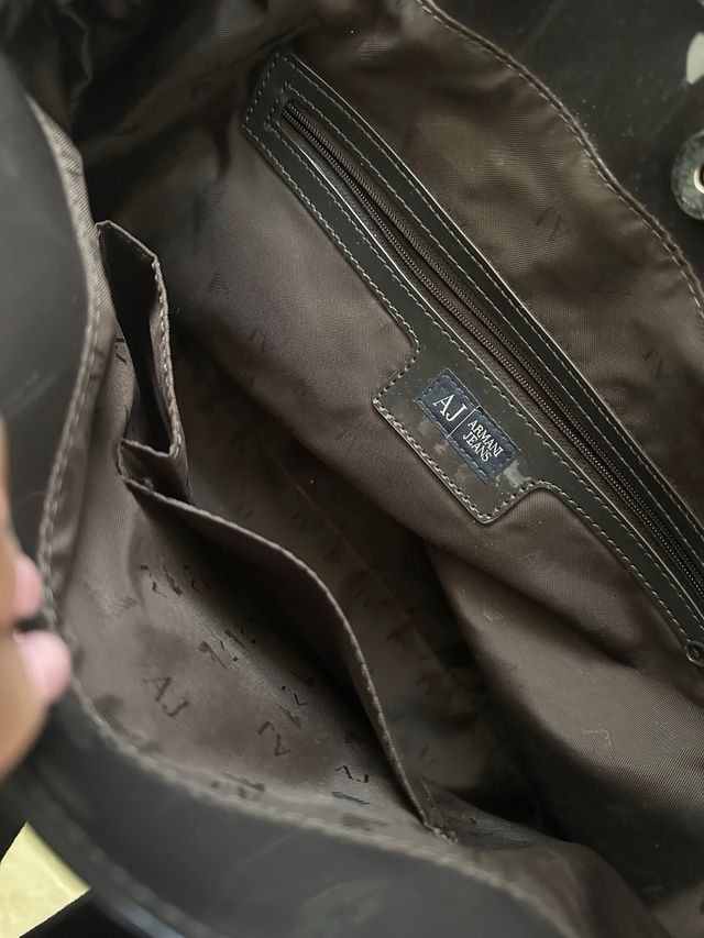 Bolso charol Emporio Armani