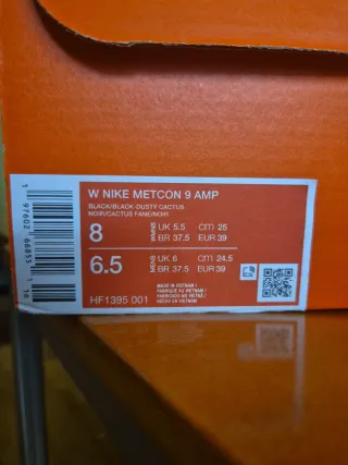 Zapatillas gym Nike Metcon 9 AMP Mujer Talla 39.