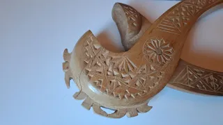 Schiaccianoci in legno intagliato a mano